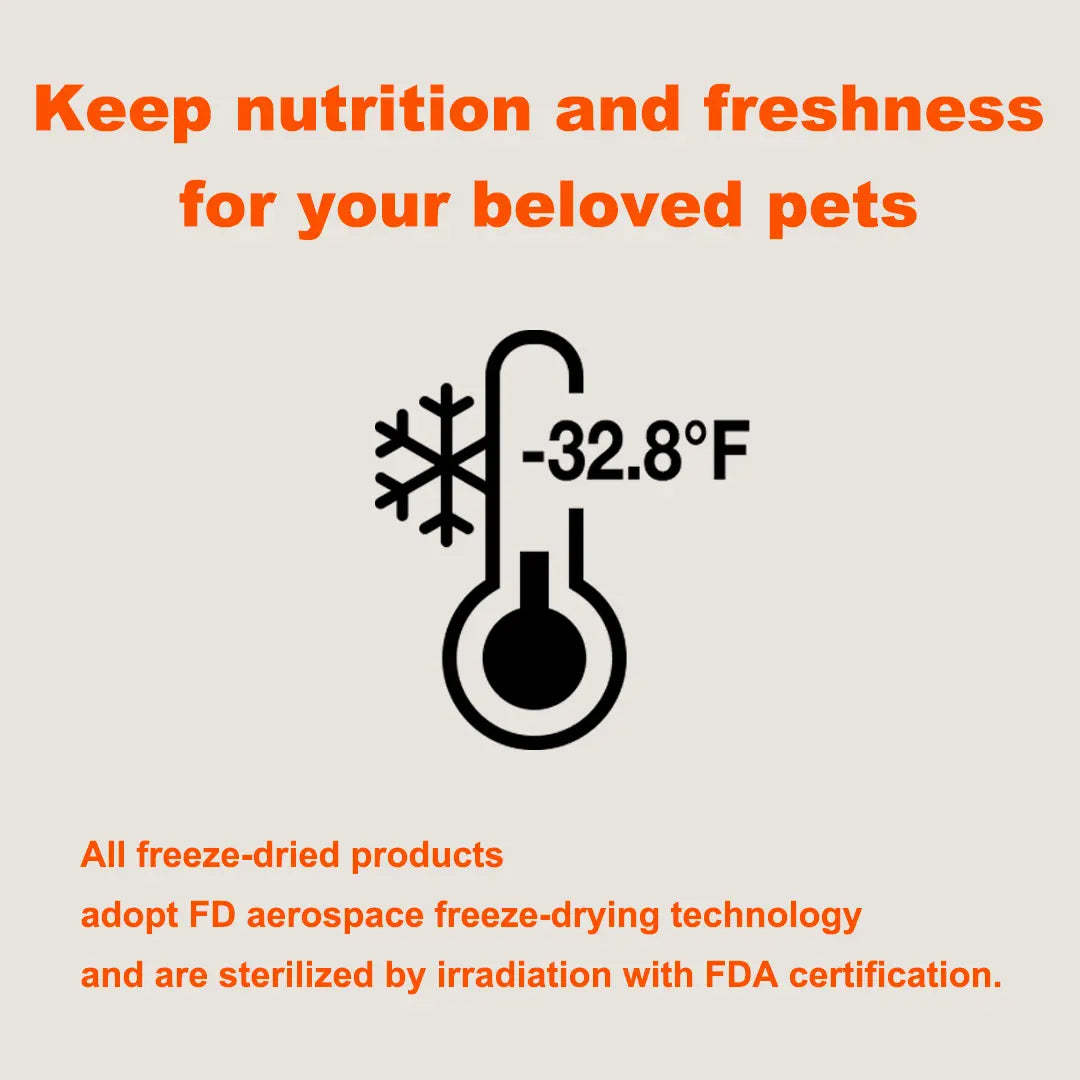 Freeze-Dried Raw Cut Natural Chicken Breast Treats for Cats & Dogs, Single-Ingredient Grain-Free Dental Chews, Low-Sensitivity No-Preservatives Training Rewards, 30G per Bag